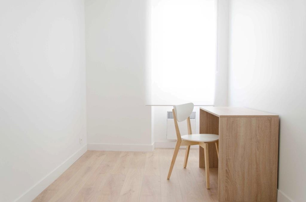 chambre meublée dans une colocation