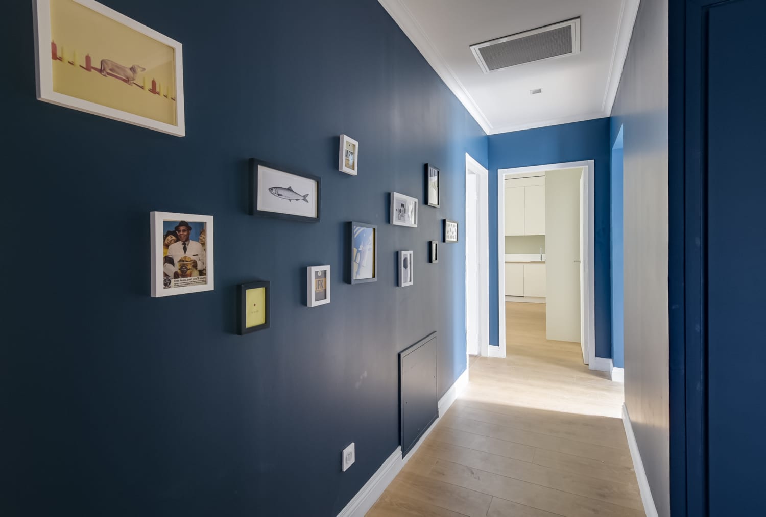 couloir dans une colocation meublée