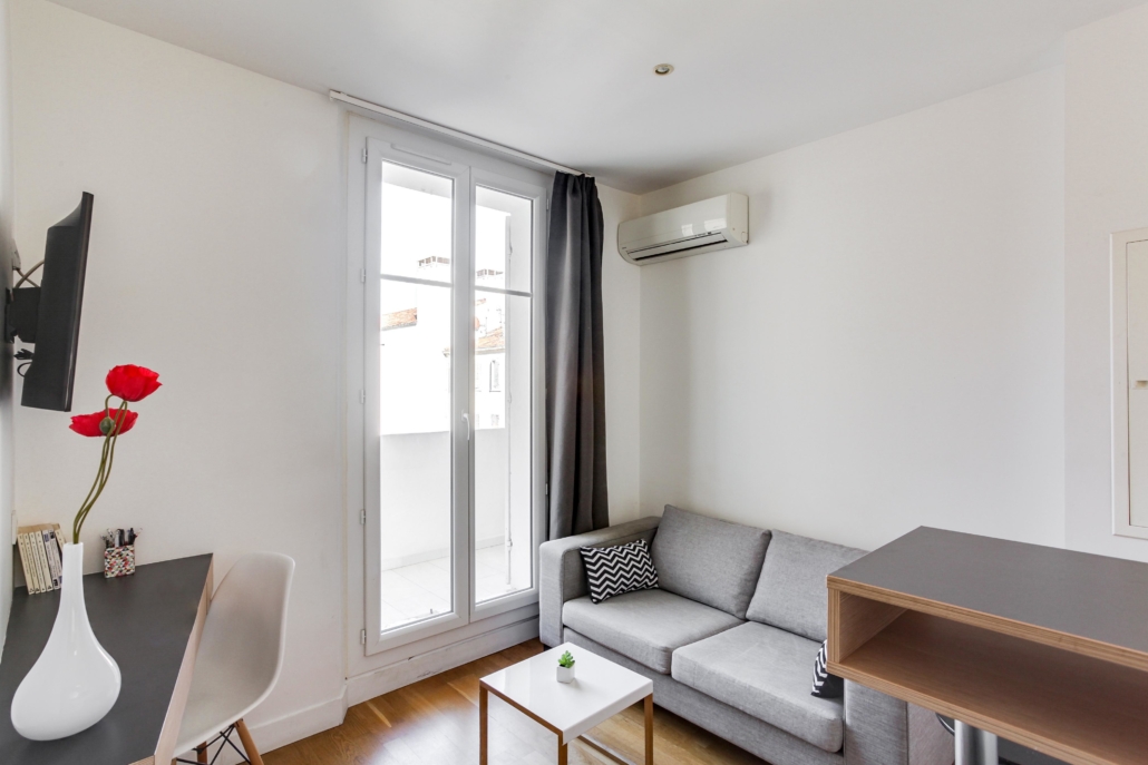 salon moderne appartement meublé